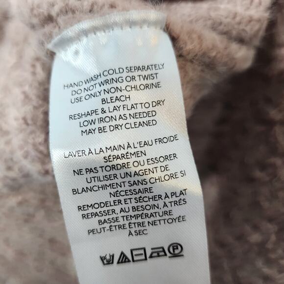 Maeve Anthropology Women's Fuzzy Chunky Cowl Neck Sweater Size Small - Picture 6 of 8